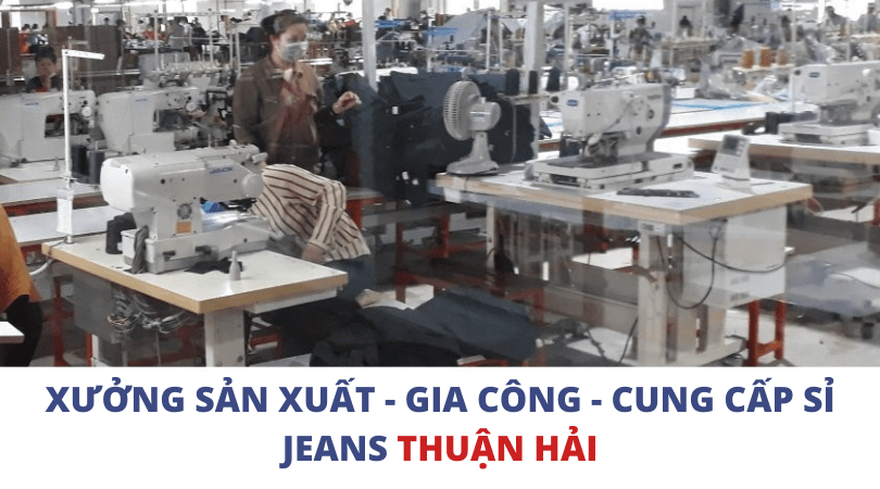 Công ty may gia công quần jeans xuất khẩu Thuận Hải