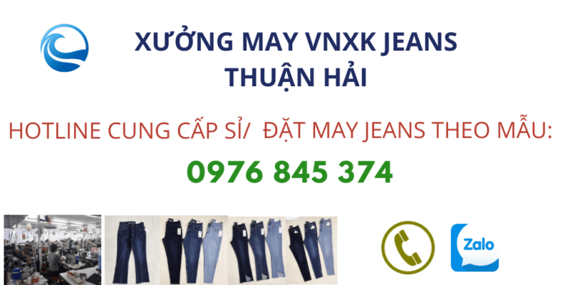 công ty cung cấp quần jeans xuất khẩu Thuận Hải